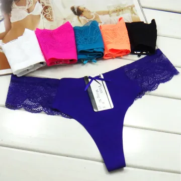 6 colors M-2XL free samples women thong underwear wholesale price