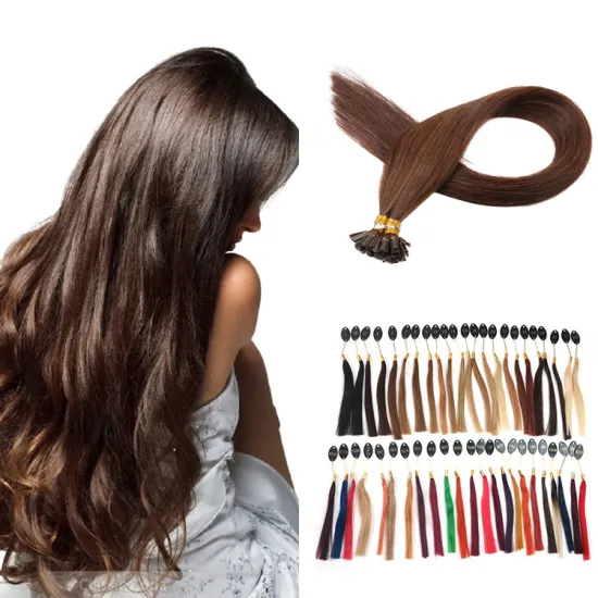 Most Popular 18Inch U Tip Human Hair Extentions Sale Healthy Keratin Fusion Hair Remi Hair Extensions