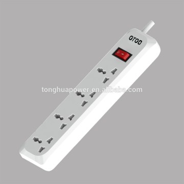 3/4/5/6 outlet power strip with surge protected switch/ extension power socket/power bar