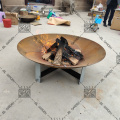 Park Wood Burning Corten Steel firepit