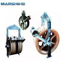 Cable Stringing Pulley Block With Grounding Roller