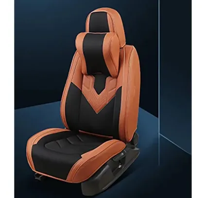 Universal Car Seat Cushion and Headrest Covers for Front Seat Back Cushions