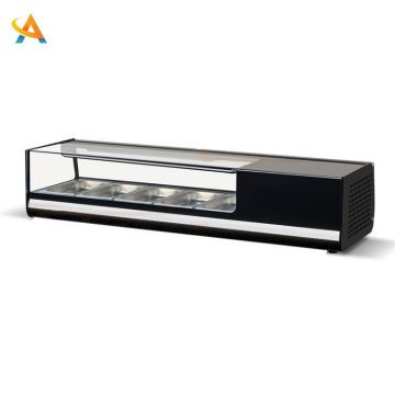 Yoshimasa Design Hot Sale Table Top Refrigerated Sushi Showcase
