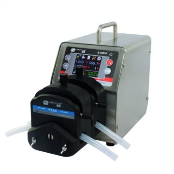 two channels intelligent peristaltic dosing pump / tube pump BT600F (flow rate:0.006-2300ml/min)