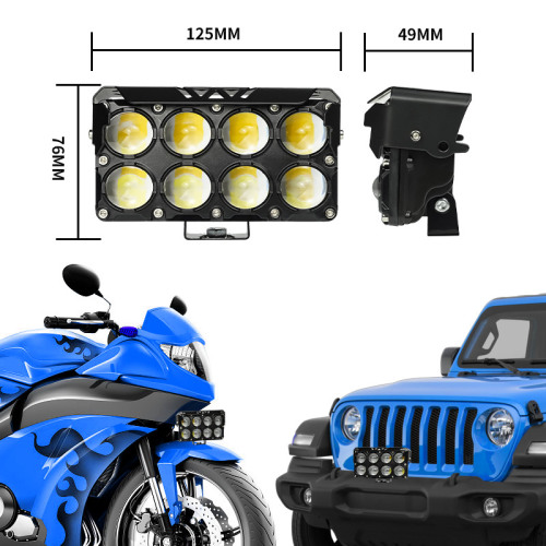 49W IP67 motorcycle yellow fog lights bike led fog light