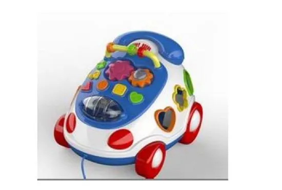 PULL line TELEPHONG CAR W/MUSIC