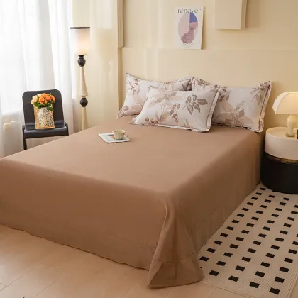 cotton The Leaf Shadows Dancing style bed sheetsheet