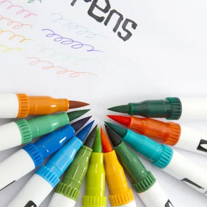 100 Colors Dual Tip Alcohol Art Marker Pens