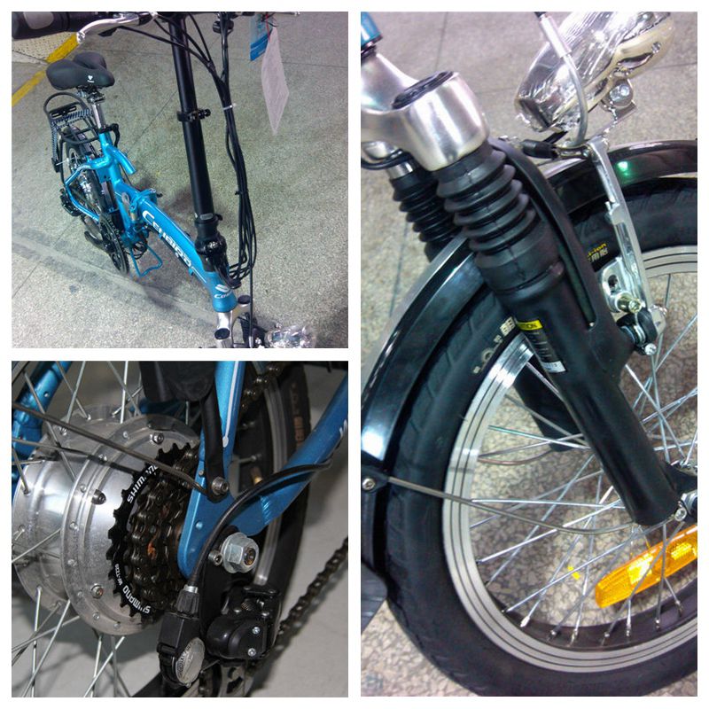 En15194 Approved Folding 2-Wheel E-Bicycle (CB-16F02)