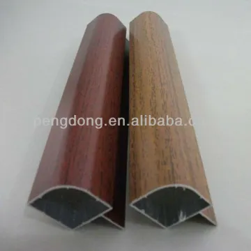 best price woodgrain/powder coated aluminum profile in kitchen cabinet door design