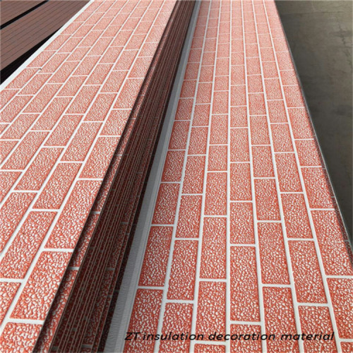 Metal pu foam insulation decorative outside paneling