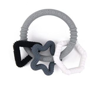 Customizable BPA-Free Silicone Baby Teethers with Personal Names - 100% Food Grade