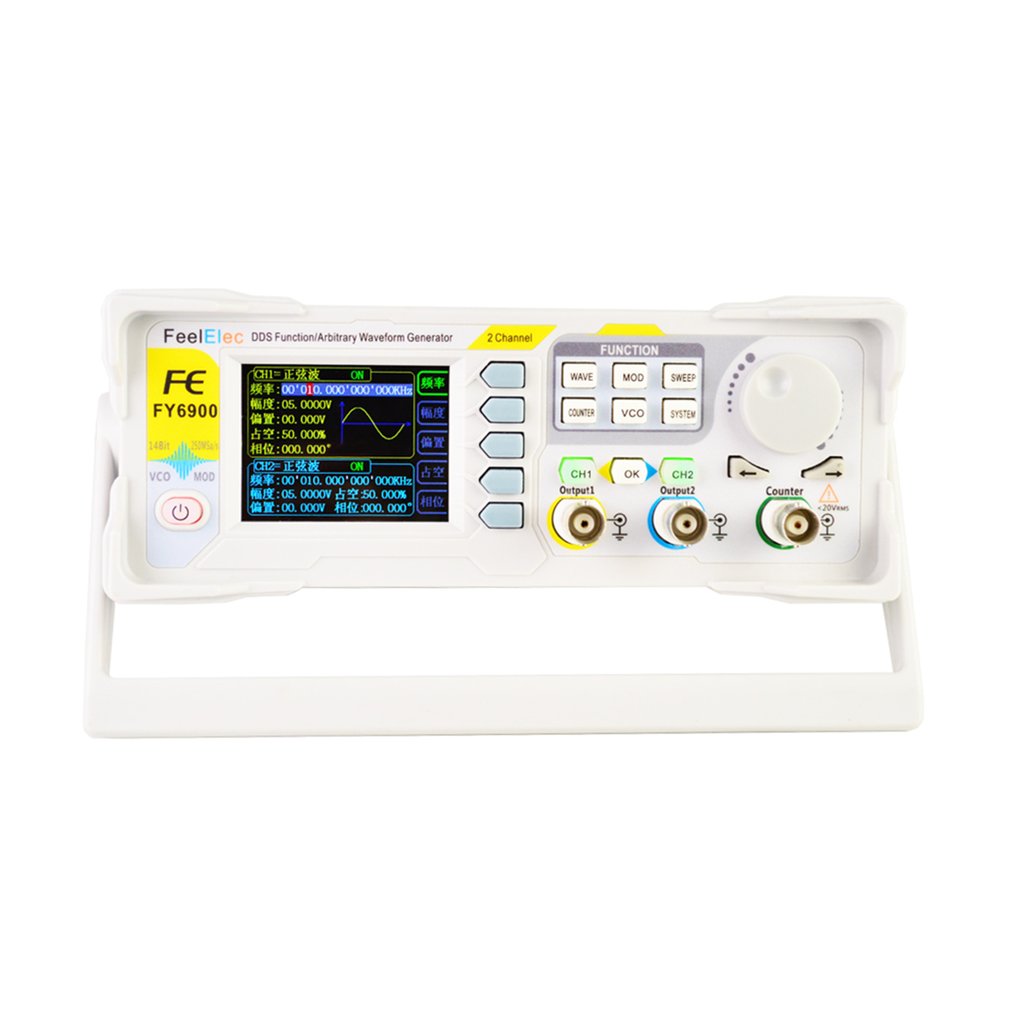 15/20/30/40/60MHz Module Digital DDS Signal Generator Waveform Generator Pulse Signal Source 250MSa/s Frequency Meter