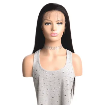 13x4 Lace Frontal Human Hair Wigs Straight 180% Density Brazilian Remy Hair For Black Women Pre-Plucked Lace Front Wig 30inches