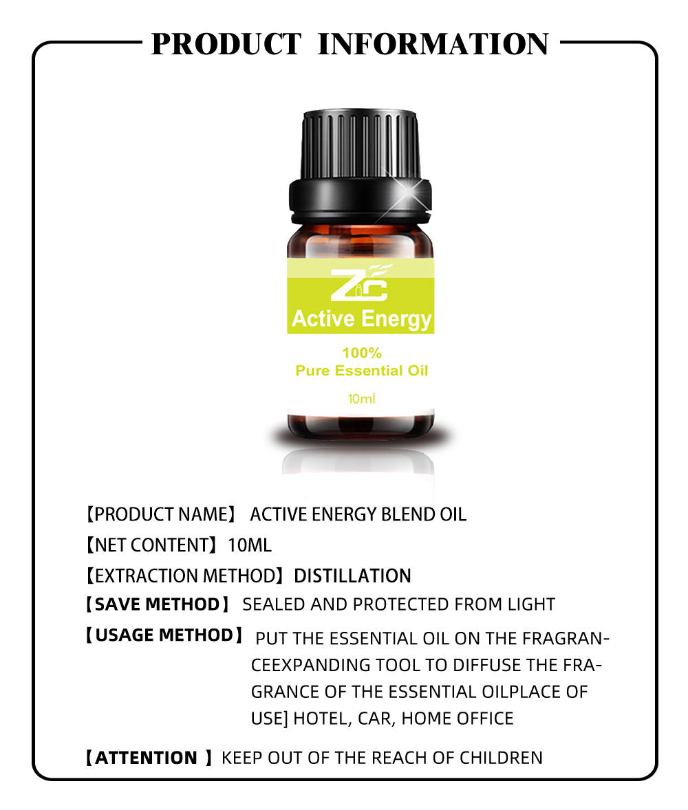 High Quality Active Energy Blend Essential Oil