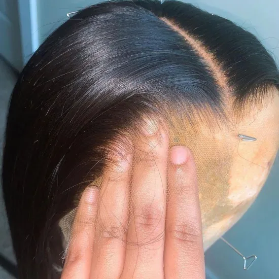 Wholesale Straight Hd Full Lace Front Wig Human Hair Transparent Lace Frontal Wig Yeswigs Raw Brazilian Virgin Human Hair Wigs