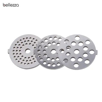 Meat Grinder Size 7 Tubes and Blades: Cutting Plates and Components