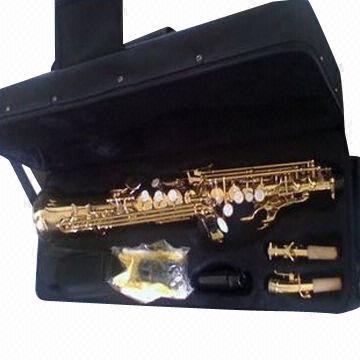 Straight Soprano Saxophone, Bb, Gold Lacquer