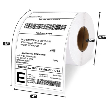 Printer label roll paper 4X6
