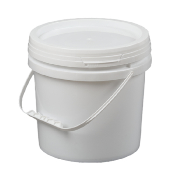 5LC White Easy Pull Food Grade Plastic Buckets and Jars