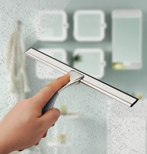 Stainless Steel Squeegee With Non Slip Handle Png