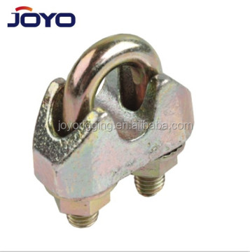 High Quality DIN1142 Yellow Galvanized Wire Rope Clip - ISO9001 Certified