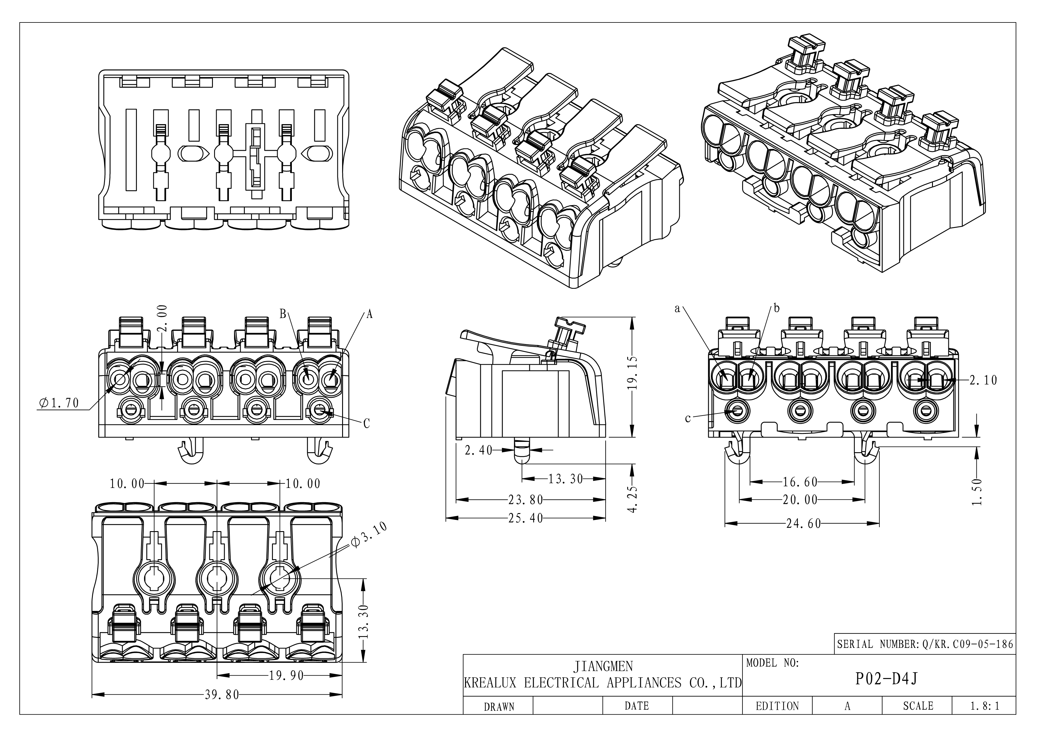 Screwless Terminal Blocks