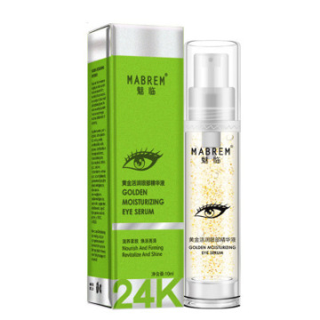 Mabrem 24 Serum Mata Pelembap Emas: Lingkaran Gelap Remover &amp; Anti-Keliru Essence