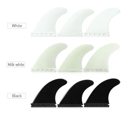 High Quality G5 3pc Plastic Surfboard Fins