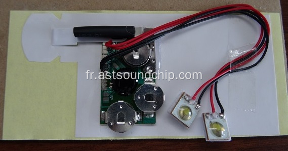 Module de clignotant à LED, module de lumière à LED pour cartes, module à LED brillant