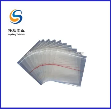 Clear Single Seal Top Reclosable Zipper Bag
