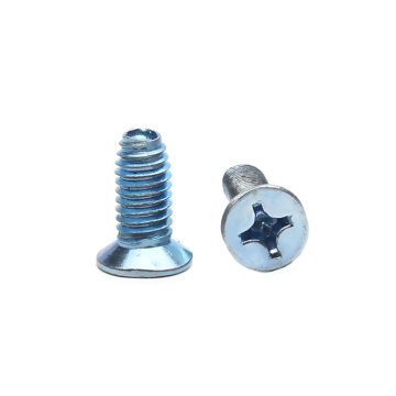 Zinc Plated Steel Countersunk Flat Head Phillips Screw M2-M6