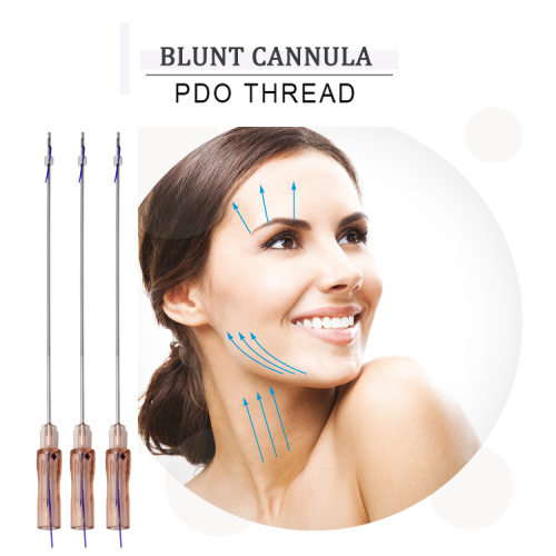 Double needle face lift pdo screw thread