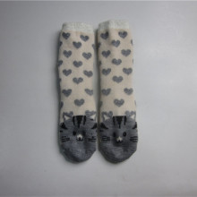 Cute Cat Jacquard piso calcetines