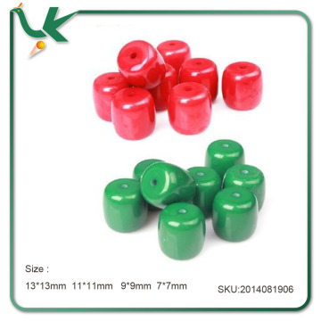 DIY Jewelry Accessories Red Genuine Coral Tube Beads