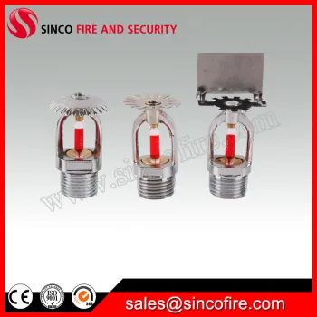 Automatic glass bulb fire sprinkler for fire fighting system