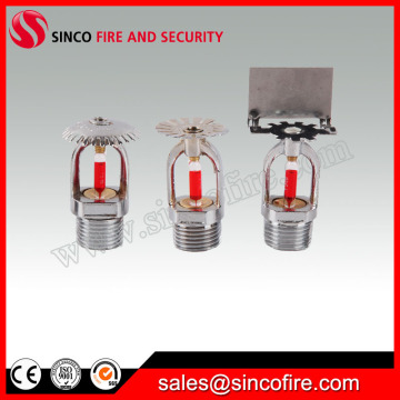 Automatic glass bulb fire sprinkler for fire fighting system