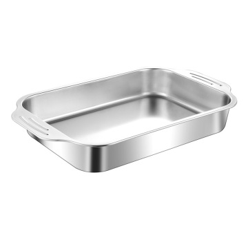 Rectangular Deep Cake Brownie Pan with Stainless Steel Core and Non-Stick Coating