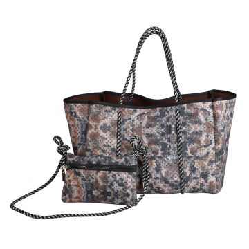 Summer New Design Large Capacity Neoprene Tote Beach Bag