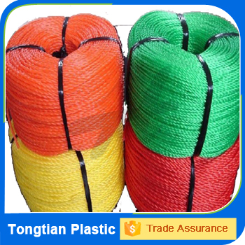 High tensile strength marine pp rope