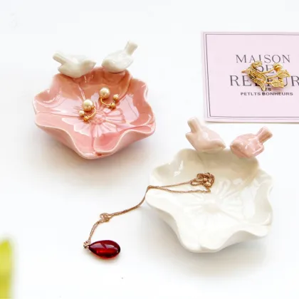 Ceramic Jewelry Tray with Custom Logo