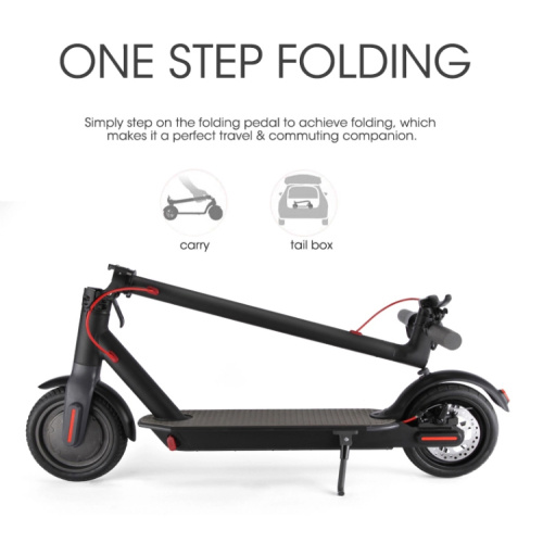 Foldable portable 2-wheel electric scooter