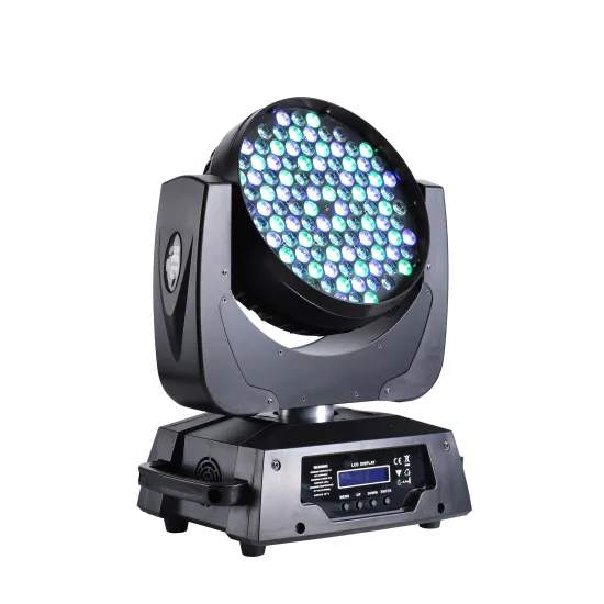 108X3W RGBW LED Moving Head Wash Light