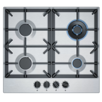 Gas Hob Neff Stainless Steel 4 Burner