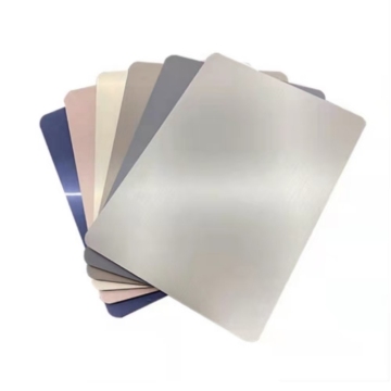 Eco-Friendly Waterproof Carbon Crystal Metal Plate with Bamboo Material for Wall Decoration