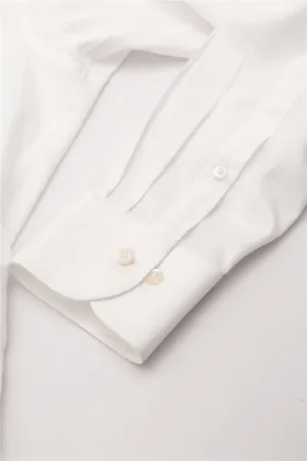 Men's Custom White Dress Shirt
