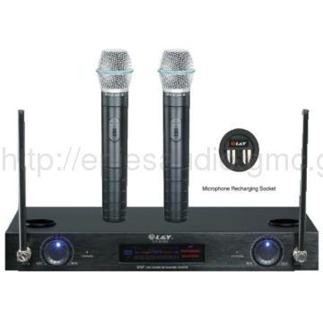 VHF Wireless Microphone LY-8089 Provided With Free Rechargeable Batter