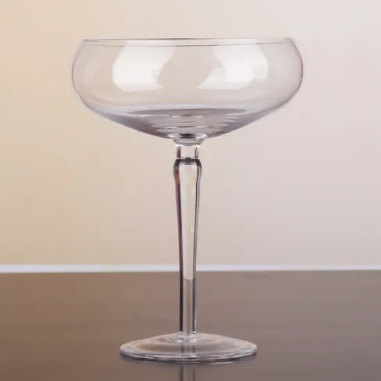 Roman Column High-Footed Cocktail Glasses