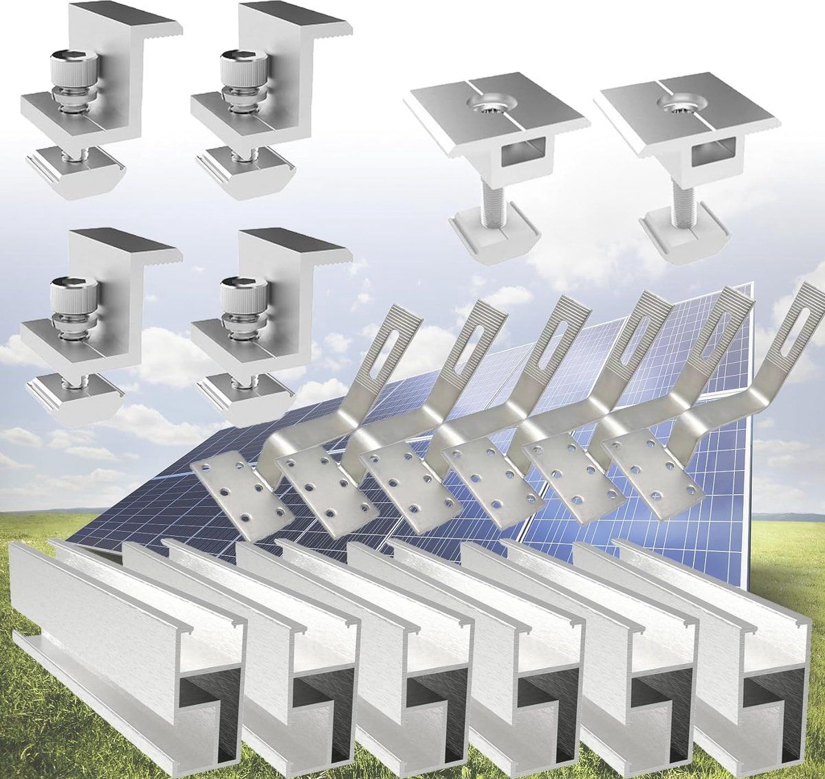 Extrusão de alumínio do painel solar OEM/ODM