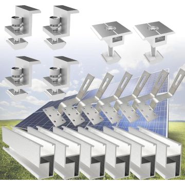 Extrusão de alumínio do painel solar OEM/ODM